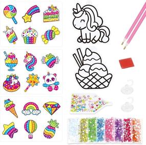 img 2 attached to 🎨 Discover Vibrant Painting Sticker Suncatchers - Top Suppliers and Engaging Activities