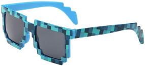 img 1 attached to Kilofly 8 Bit Protect 🕶️ Sunglasses: Stylish Boys' Accessories for Eye Protection