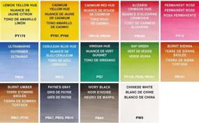 img 1 attached to 🎨 Набор акварельных красок Winsor & Newton Cotman: сжатый компактный набор из 14 половинных панелей для художников.