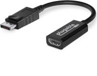 plugable active displayport to hdmi adapter - seamlessly connect displayport-enabled 🔌 devices to hdmi displays for crystal-clear ultra-hd video streaming (4k 60hz support) logo