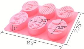 img 3 attached to Kingrol Silicone Cavities Honeycomb Flexible Baking