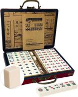 chinese mahjong leather travel family логотип