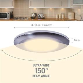 img 1 attached to 💡 Armacost Lighting 224410 Wafer Puck Light: Sleek 3-3/4" Polished Chrome Illumination