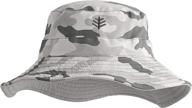 coolibar kids landon reversible bucket hat - boys' accessory for sun protection логотип