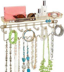 img 2 attached to MDesign Decorative Accessory Organizer Sunglasses Storage & Organization