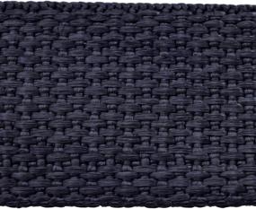 img 2 attached to 🐾 EDOBLUE Black 1 Inch by 10 Yards Flat Nylon Webbing Strap – Ideal for Arts and Crafts, Dog Leashes, and Outdoor Activities