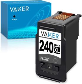 img 4 attached to 🖨️ VAKER Canon 240 Ink Cartridge Replacement PG-240XL for Canon Pixma MG3620 MG3600 MX452 MG2120 MG3520 MX472 MG3220 MX432 MX512 Printer (1 Black)