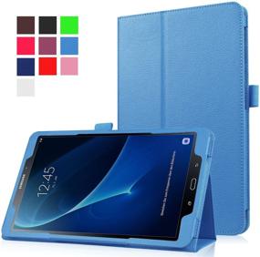 img 4 attached to Asng Samsung Galaxy Tab A 10.1 Case - Slim Folding Cover with Auto Wake/Sleep for Samsung Galaxy Tab A 10.1" 2016 Tablet - Sky Blue