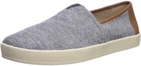 img 4 attached to TOMS Avalon Canvas Textile Men's Shoes with Slubby Texture - Loafers and Slip-Ons