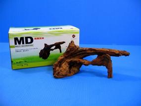 img 2 attached to 🌳 Natural Driftwood 6" Aquarium Ornament - Tree Trunk Design Fish Tank Wood Décor
