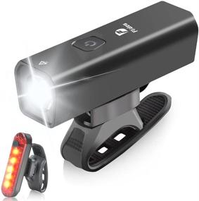 img 4 attached to 🚲 Flides USB Rechargeable Bike Light Set - 1000LM Front Headlight & Back Taillight, 2200mAh, Waterproof, 5 Light Modes, Rear Reflectors - Ideal for Night Riding