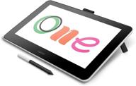 wacom one 13.3 inch drawing tablet with screen - ideal for digital mark-up and beginners: compatible with mac, pc, chromebook & android (dtc133w0a) logo