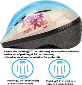 img 2 attached to 🚲 OnBros Fun Designs Bike Helmet for Kids: Adjustable, Lightweight Helmets for Children Age 3-8, Boys and Girls