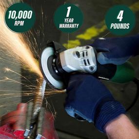 img 3 attached to 🔩 Metabo HPT G12SR4: Ultimate Lightweight Grinding Machine for Precision Results