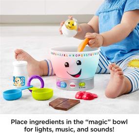 img 2 attached to Discover the Fun with Fisher-Price Laugh & Learn Magic Color Mixing Bowl