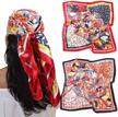 large satin square head scarf women's accessories and scarves & wraps logo