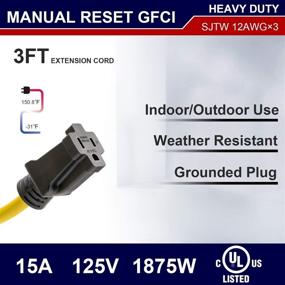 img 3 attached to 💧 Waterproof Extension Christmas Grounded Circuit