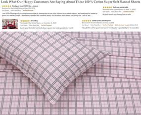 img 2 attached to Cozy Ruvanti Cotton Flannel 🛏️ Sheets: Perfect Kids' Bedding for Ultimate Comfort!