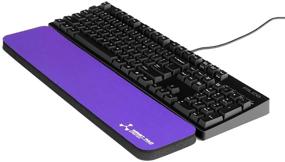 img 2 attached to 🖍️ Enhance Typing Comfort with the Fat Wrist Pad 17 - Royal Blue: A Versatile Wrist Rest for Standard & Mechanical Keyboards