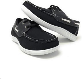 img 3 attached to coXist Lace-Up Boat Deck Shoe for Boys (Big Kid/Little Kid/Toddler)