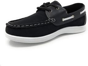 img 4 attached to coXist Lace-Up Boat Deck Shoe for Boys (Big Kid/Little Kid/Toddler)