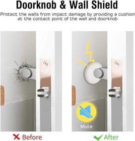 img 2 attached to Dadanism Protector Doorknob Slamming Adhesive