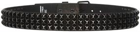 img 1 attached to Edgy and Trendy: Three Distressed Black Studded Leather - Elevate Your Style!