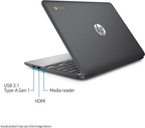 img 2 attached to Обновленный ноутбук HP High Performance 11.6in HD Chromebook - Intel Dual-Core Celeron N3060, до 2.48 ГГц, 4 ГБ DDR3, 16 ГБ eMMC, 802.11bgn, Bluetooth 4.0, USB 3.1, веб-камера, HDMI, Chrome OS.