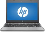 обновленный ноутбук hp high performance 11.6in hd chromebook - intel dual-core celeron n3060, до 2.48 ггц, 4 гб ddr3, 16 гб emmc, 802.11bgn, bluetooth 4.0, usb 3.1, веб-камера, hdmi, chrome os. логотип