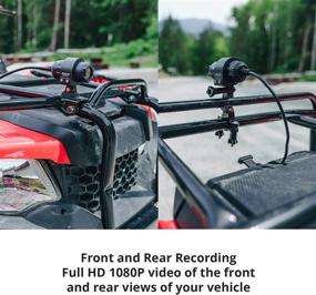 img 3 attached to 🏍️ THINKWARE M1 Dash Cam for Motorcycle ATV UTV, FHD Dual Channel, EIS, WiFi, Auto On Off, Loop Recording