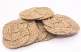 img 1 attached to 🏠 Nautical Sailor Housewarming Jute Coaster