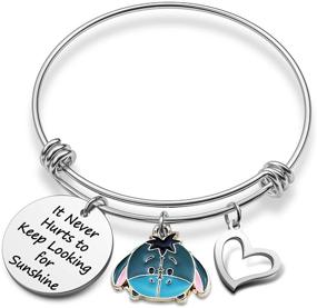 img 4 attached to Whimsical Bracelet Donkey Hippos Eeyore Daisy Hello Kitty Spongebob Cartoon Charm Bracelet: A Must-Have for Fun-Loving Girls