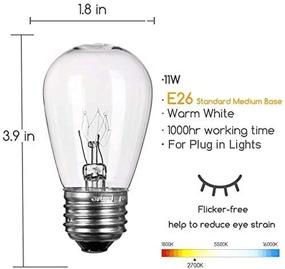 img 4 attached to Commercial Replacement Incandescent Outdoor Vintage