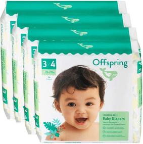 img 4 attached to 🌍 Offspring Disposable Diapers: Earth-Friendly & Ultra Soft with Double Leak Guard Protection
