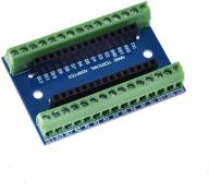 🔌 nano screw terminal adapter shield expansion board nano v3.0 avr atmega328p-au для arduino - набор из 5 шт. логотип