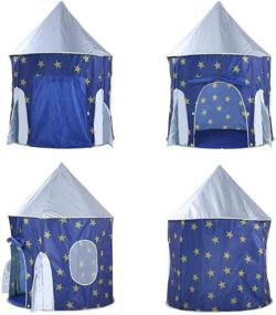 img 1 attached to Magictent Boys - Kids Spaceship Toys & Astronaut House - Foldable Design