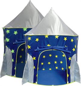 img 3 attached to Magictent Boys - Kids Spaceship Toys & Astronaut House - Foldable Design
