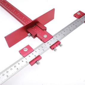 img 2 attached to Aluminum Hardware Adjustable Measuring Woodworking