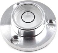 📏 aluminium circular level with ø34mm mount bubble vials - accurate spirit bubble level tool logo