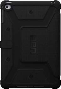 img 3 attached to 📱 UAG Folio iPad Mini 4 Retina Feather Light Rugged [Midnight] - Military Drop Tested Case for iPad Mini 4