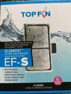 🐠 top fin ef-s carbon cartridges: 6-month supply for тор fіn тор fіn fіsh тank еlеmеnt fіltег сaгtгіdgеs logo