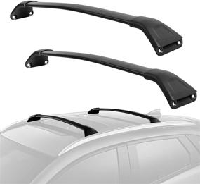 img 4 attached to 🚗 2017 2018 Mazda CX5 CX-5 Крыша Rack Cross Bar Rail: Превосходная грузовая стеллаж для багажа, каноэ, каяка Carrier