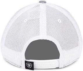 img 1 attached to Classic and Stylish ARIAT Men's RWB Shield Logo Flexfit110 Snapback Cap for a Trendy Look