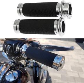 img 4 attached to 🏍️ Ручки руля YHMTIVTU 1" 25mm - совместимы с моделями Harley Softail, Touring, Dyna, Sportster XL883 1200 XR VRSC