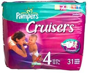 img 3 attached to 💧 Pampers Cruisers Jumbo Pack - Size 4 (27 Count, 22-37 lb) - Optimal SEO