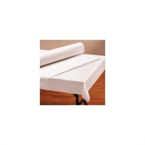 img 1 attached to Hoffmaster 260045 Bright White Paper Tablecover Roll, 🔳 1 Ply, 300 ft Length x 40 inches Width