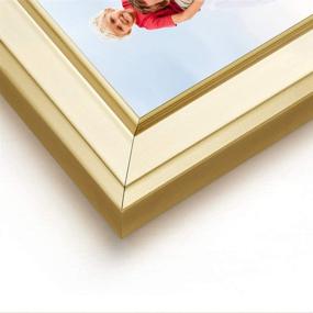 img 1 attached to 🖼️ Pack of 2, Gold 5x7 Picture Frames by LaVie Home - Elegant Frames with High Definition Glass for Wall Mount & Tabletop Display