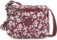 👛 stylish crossbody bags & wallets: kipling ac8280 sabian red rouge collection for women logo