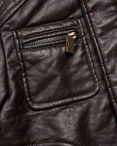 img 2 attached to Urban Republic Leather Jacket Fleece Boys' Clothing : Jackets & Coats