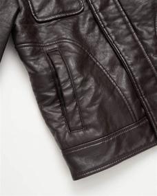 img 1 attached to Urban Republic Leather Jacket Fleece Boys' Clothing : Jackets & Coats